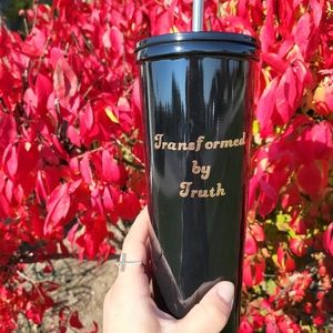 Transformed by Truth-Black Shiny Tumbler